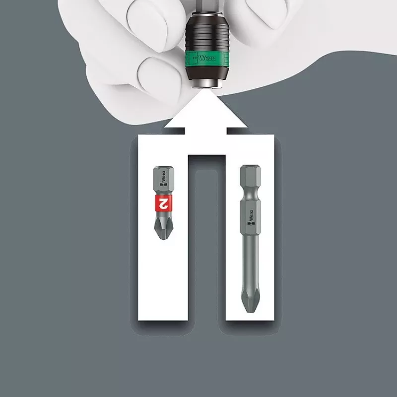 Multi-bit screwdriver Wera Kraftform Kompakt Pistol RA-R 1 7 pcs