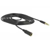 Audio Kabel DeLOCK 84667 2m 3.5mm Schwarz