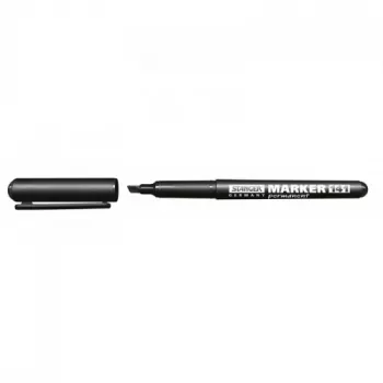 Permanentmarker Stanger M141, schwarze Tinte, 1–3 mm Spitze