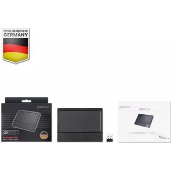 Perixx 11634 - Schwarz - Windows 10, Windows 7, Windows 8 - 120 mm - 90 mm - 18,8 mm - 110 g (PERIPAD-704)