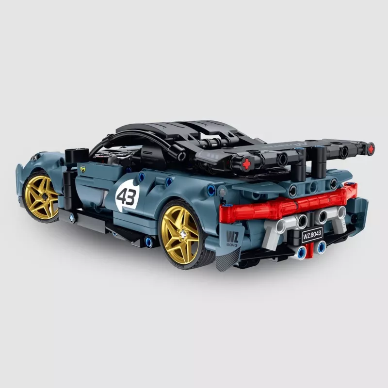 iM.Master 8043 RC Super Car Bausteine, 449 Teile, Graphit