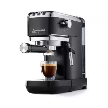 Druck-Kaffeemaschine Lapressa schwarz