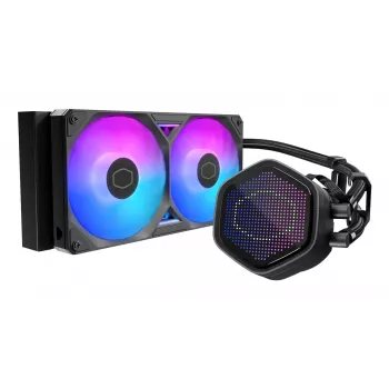 Flüssig-CPU-Kühler Cooler Master MasterLiquid 240 Atmos II 240mm RGB, 240-mm-Radiator, RGB-Beleuchtung