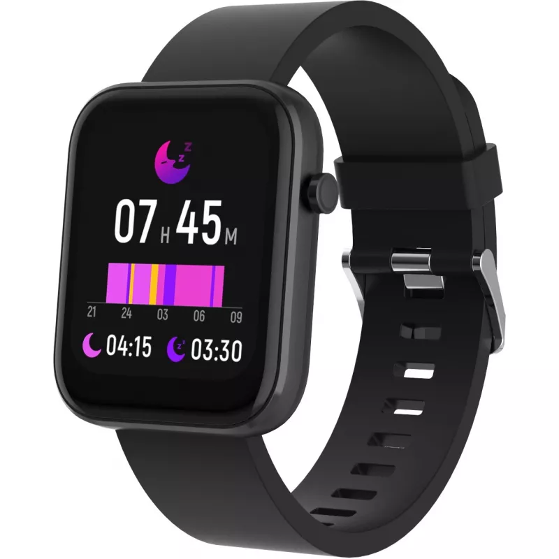 DENVER SW-182 - Smartwatch mit Armband - 4,3 cm (1,7 Zoll) Display - Bluetooth - Schwarz (116111000580)
