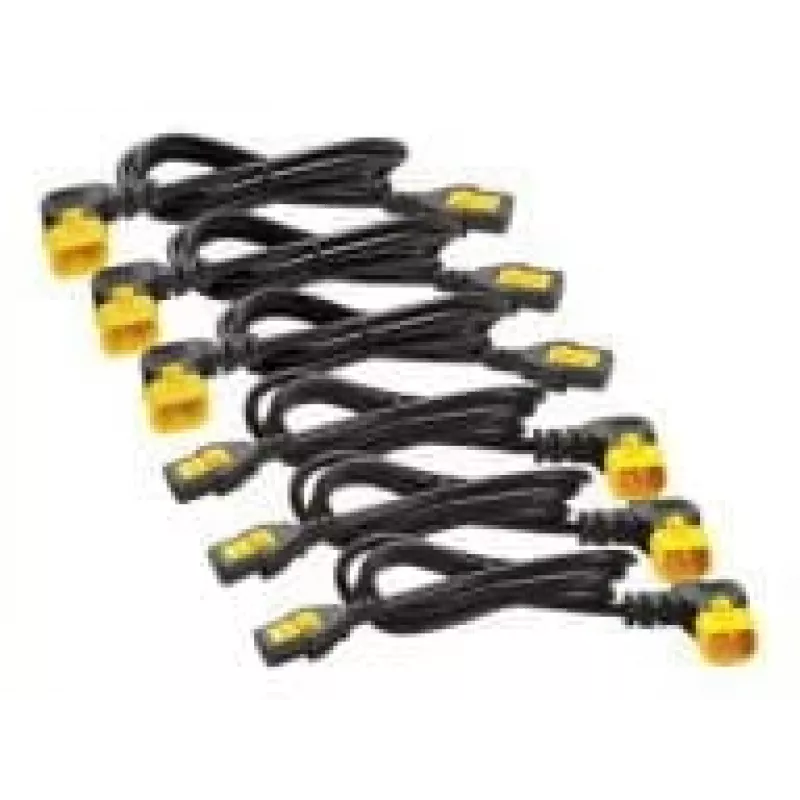 APC Stromkabelset (6 St.), arretierbar, C13 auf C14 (90°-Winkel), 1,2 m
