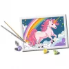Malen-nach-Zahlen-Set Ravensburger CreArt Rosa Einhorn Malerei
