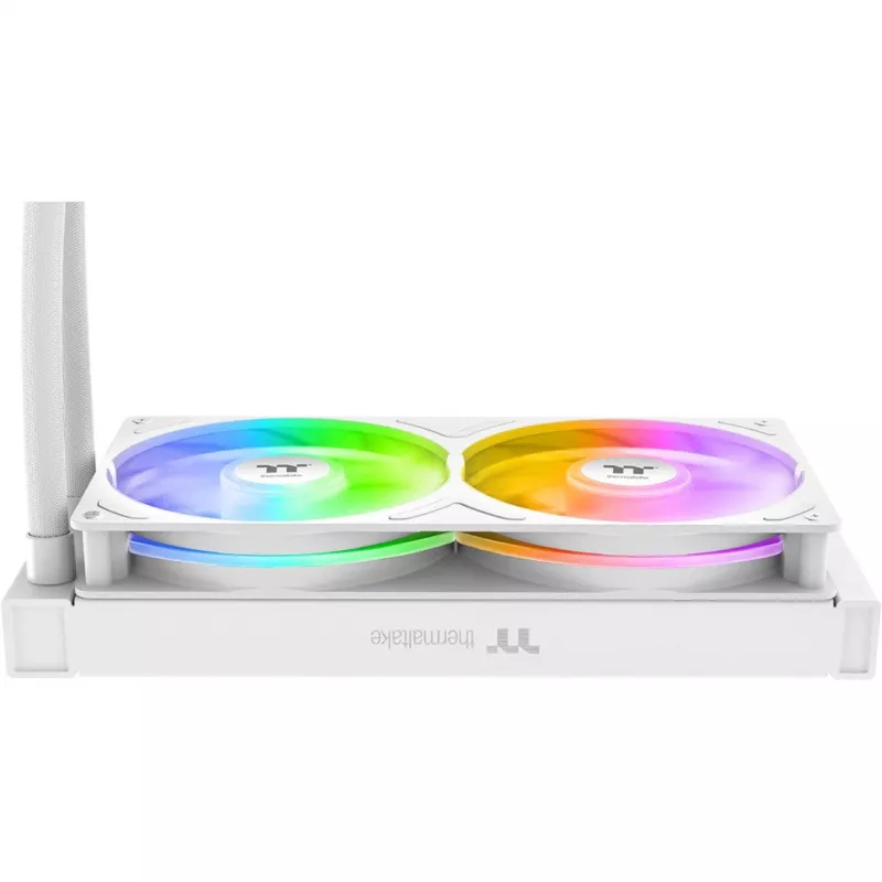Flüssig-CPU-Kühler THERMALTAKE TH240 V3 ARGB Sync AIO Snow Edition