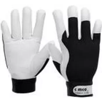 Arbeitshandschuhe Cimco 141245, schwarz/weiß, Größe L, 2 Stück