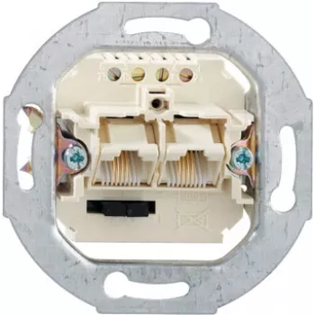 RJ-45-Steckdose Rutenbeck 13010440 Weiß
