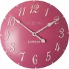 NeXtime klok 3084rz London Arabic, Ø34,5 cm, Wand, Pink/Weiß