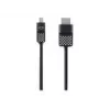 Mini DisplayPort auf HDTV-Kabel, 1,8 m, Mini DisplayPort, HDMI, Stecker, Stecker, Schwarz