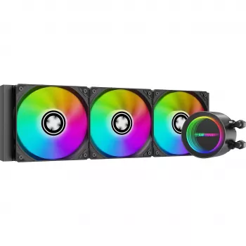 Xilence XC997 Computer-Kühlsystem Prozessor Flüssigkeitskühlsatz 12 cm Schwarz 1 Stück