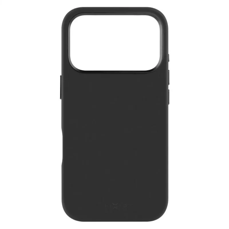 Feste Rückabdeckung für Apple iPhone 17 Pro, flüssiges Silikon, schwarz, MagFlow