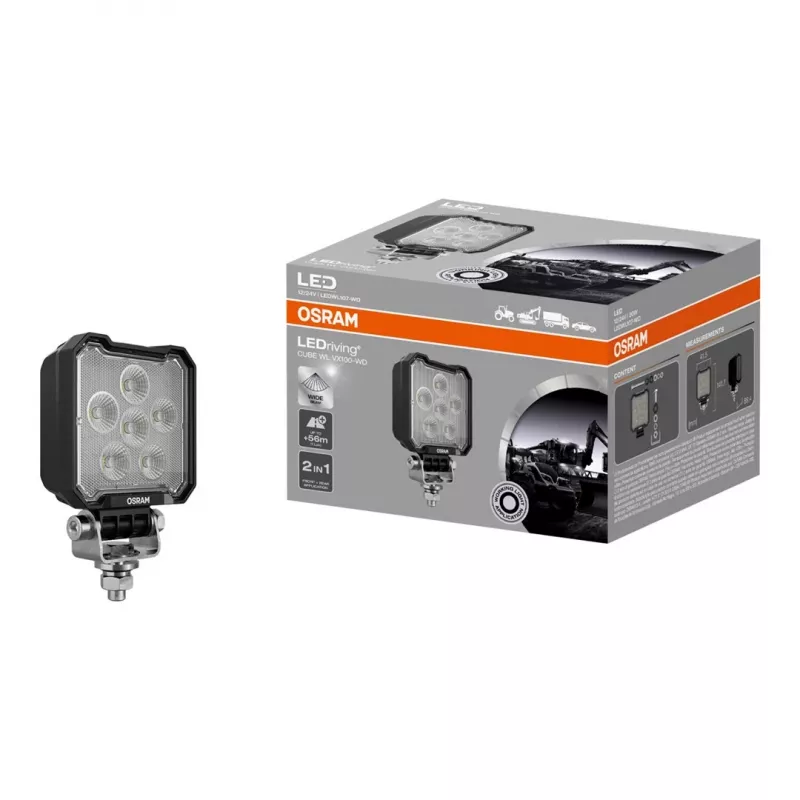 LEDvance Osram CUBE WL VX100-WD LED 10W 3000K Lampe für Fahrzeugbeleuchtung