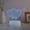 Manta SNL115RGB RGB 3D Herz dekorative LED-Lampenset