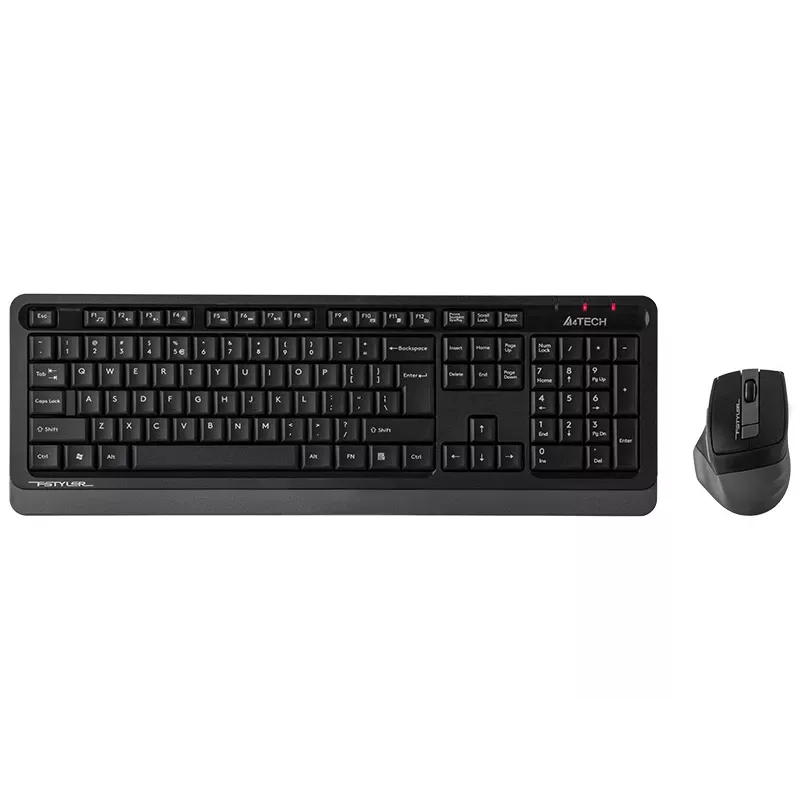 Kabellose Maus A4Tech FStyler 47478 2.4G Nano Grau ergonomisches Design