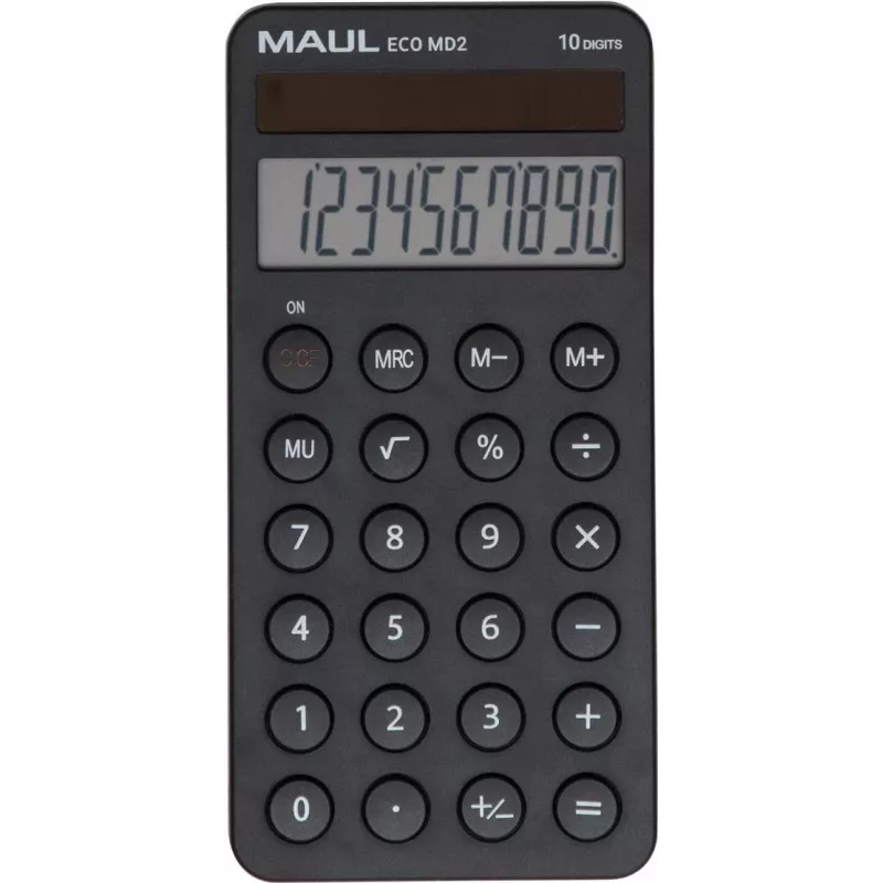 MAUL ECO MD2 Rechner-Etui Einfacher Rechner Schwarz (7275290)