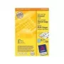 Selbstklebendes Druckeretikett AVERY 3457 Blau 105 x 148 mm