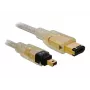 FireWire A/A Kabel DeLOCK 2,0 m Grau