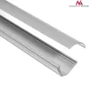 Kabelkanal flexibel MACLEAN MCTV-575 für Boden, weiß, 1,5 m, Breite 43 mm, Höhe 2,3–3,2 cm