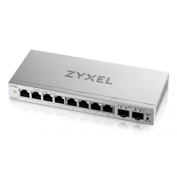 Managed L2 Gigabit Switch Zyxel GS1200-10v3 — 8x Gigabit (10/100/1000), 20 Gbps, MAC 4000, Desktop, grau