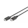 Adapterkabel DisplayPort 1.2 mit Verriegelung 4K 60Hz UHD Typ DP/HDMI A M/M schwarz 2 m
