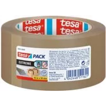 Packband Tesa 58645, 50 m Länge x 50 mm Breite, einseitiges PVC-Klebeband