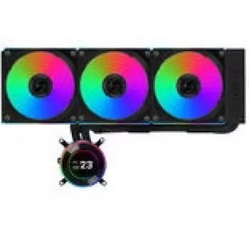 Lian Li GA II Hydroshift II LCD-C 360CL Prozessor All-in-One-Flüssigkeitskühler 12 cm Schwarz 1 Stk.