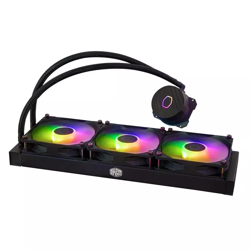Flüssigkeitskühlungsset Cooler Master MasterLiquid 360L Core ARGB 12 cm Schwarz
