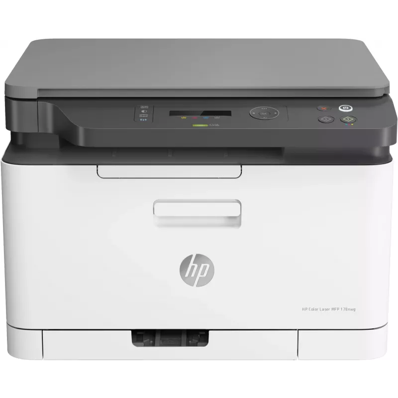Multifunktions-Laserdrucker HP Color Laser MFP 178nw — Farbdruck, A4, 18 Seiten/min (S/W), Wi‑Fi, Ethernet, Duplex-Scan