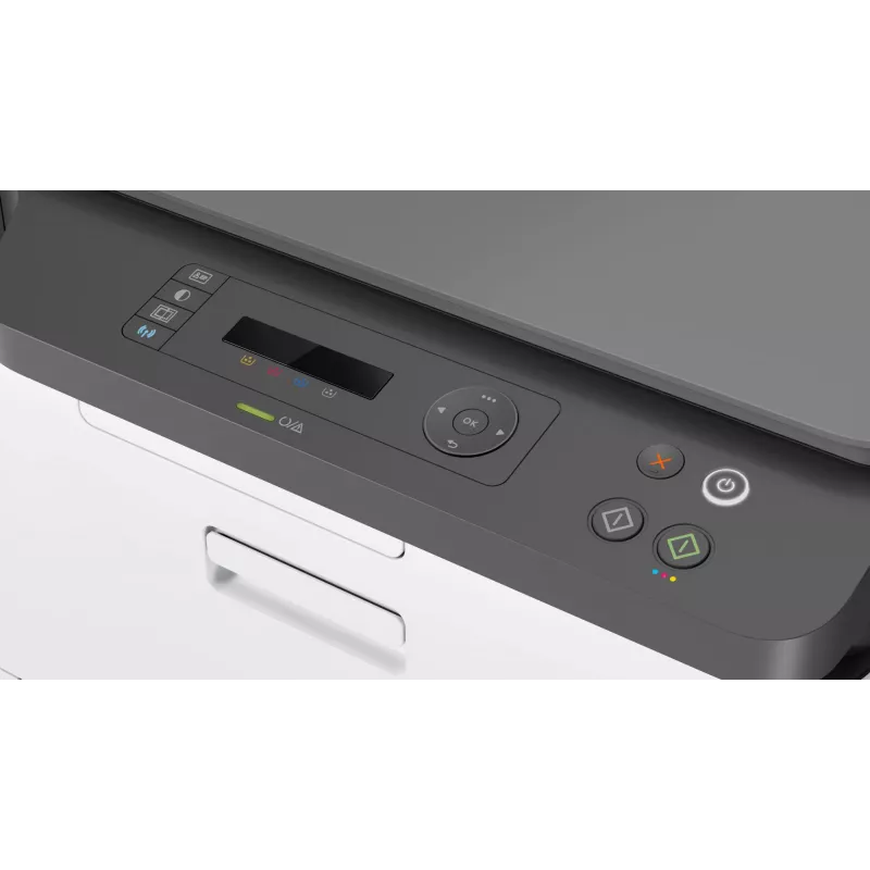 Multifunktions-Laserdrucker HP Color Laser MFP 178nw — Farbdruck, A4, 18 Seiten/min (S/W), Wi‑Fi, Ethernet, Duplex-Scan
