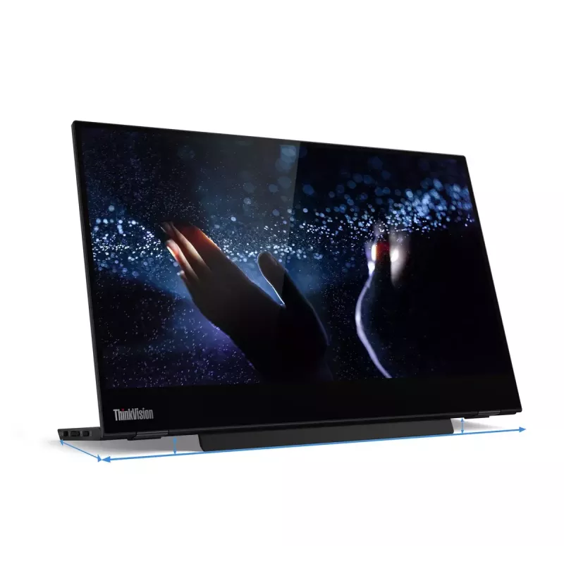 Lenovo ThinkVision M14t Computer-Monitor 35,6 cm (14 Zoll) 1920 x 1080 Pixel Full HD LED Touchscreen Schwarz