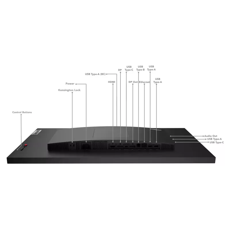 Lenovo ThinkVision P27h-30 Computer Monitor 68,6 cm (27 Zoll) 2560 x 1440 Quad HD LCD Schwarz