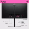 HP E24t G5 FHD Touch Monitor, 60,5 cm (23,8 Zoll), 1920 x 1080 Pixel, Full HD, LCD, 5 ms, Schwarz