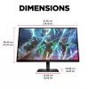 OMEN by HP 27-Zoll-FHD-240Hz-Gaming-Monitor – OMEN 27s, 68,6 cm (27 Zoll), 1920 x 1080 Pixel, Full HD, LCD, 1 ms, Schwarz