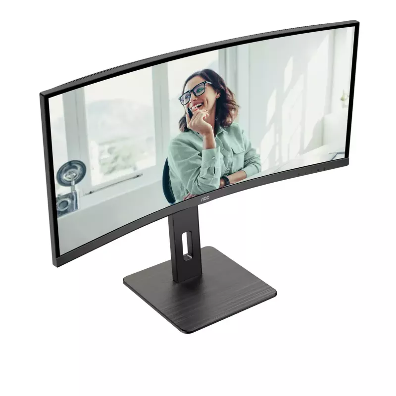 AOC CU34P3CV Computer Monitor 86,4 cm (34 Zoll) 3440 x 1440 Pixel UltraWide Quad HD LED Schwarz