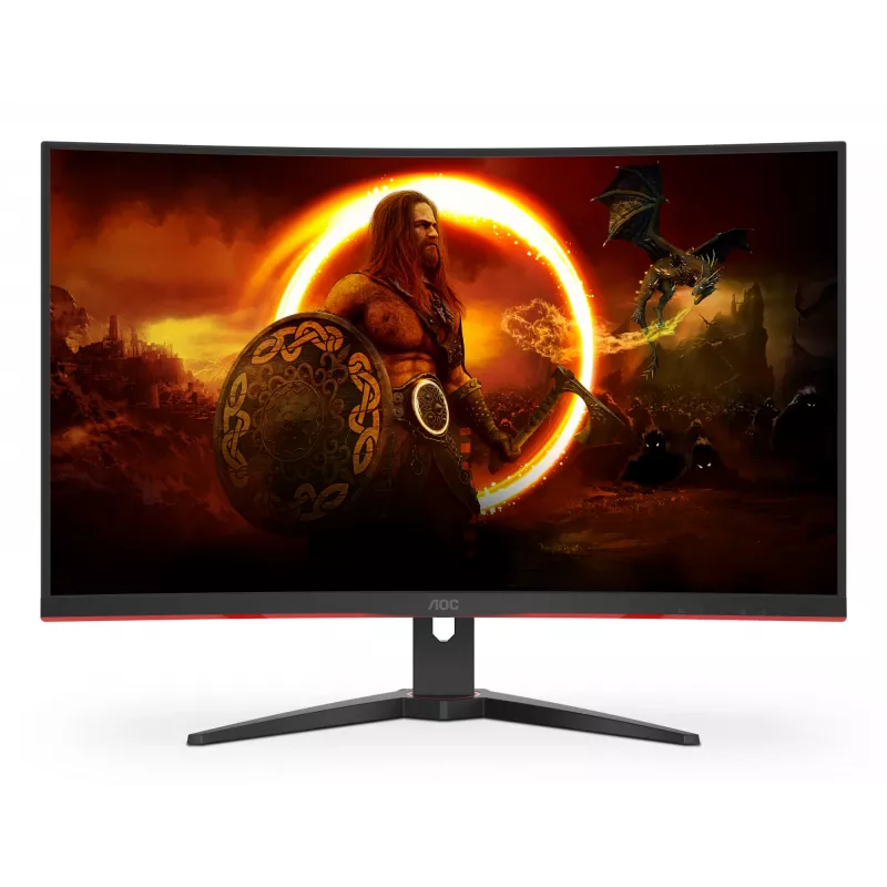 AOC G2 C32G2ZE/BK Computermonitor 80 cm (31,5 Zoll) 1920 x 1080 Pixel Full HD LED Schwarz, Rot