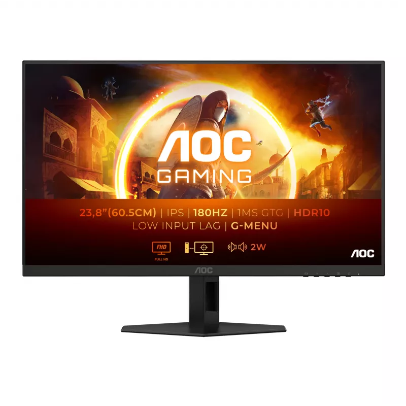 AOC 24G4XE Computer-Monitor 60,5 cm (23,8 Zoll) 1920 x 1080 Pixel Full HD LCD Schwarz, Grau