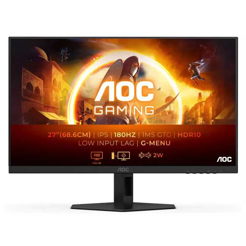 AOC 27G4XE Computer Monitor 68,6 cm (27 Zoll) 1920 x 1080 Pixel Full HD LCD Schwarz, Grau