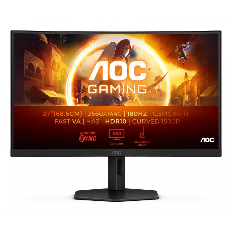AOC G4 CQ27G4X Computer-Monitor 68,6 cm (27 Zoll) 2560 x 1440 Pixel Quad HD LCD Schwarz