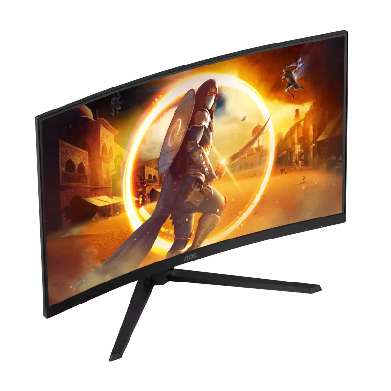 AOC G4 CQ32G4VE Computer-Monitor 80 cm (31,5 Zoll) 2560 x 1440 Pixel Quad HD LCD Schwarz, Grau