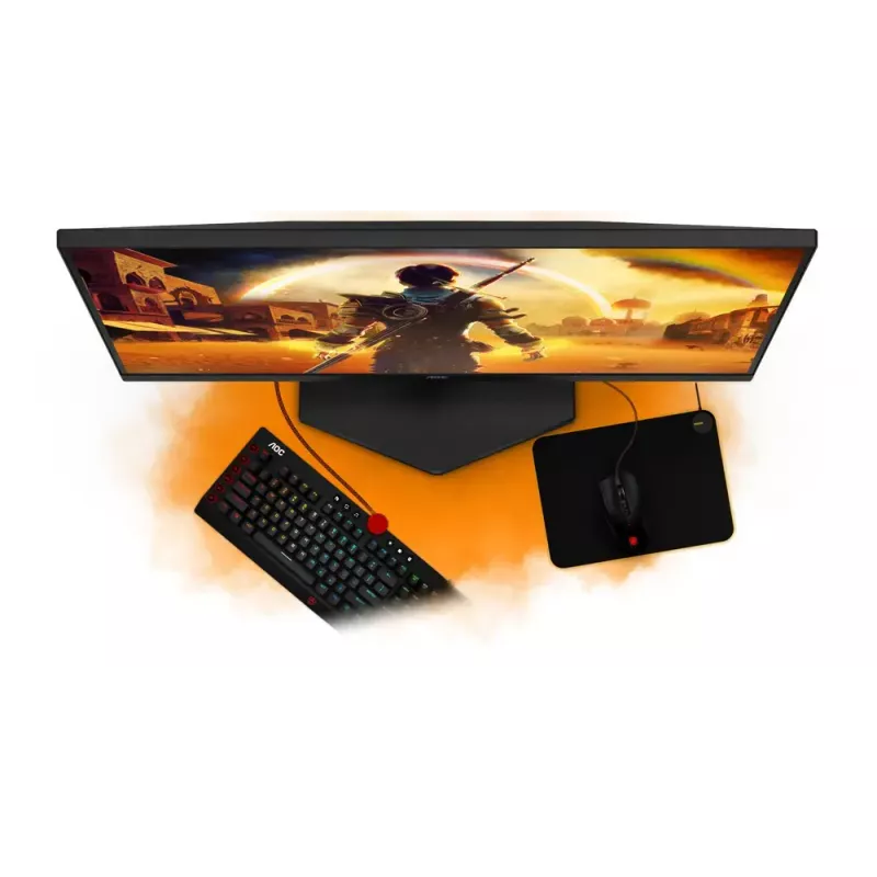 AOC G4 Q27G42ZE Computer Monitor 68,6 cm (27 Zoll) 2560 x 1440 Pixel Quad HD LCD Schwarz, Rot