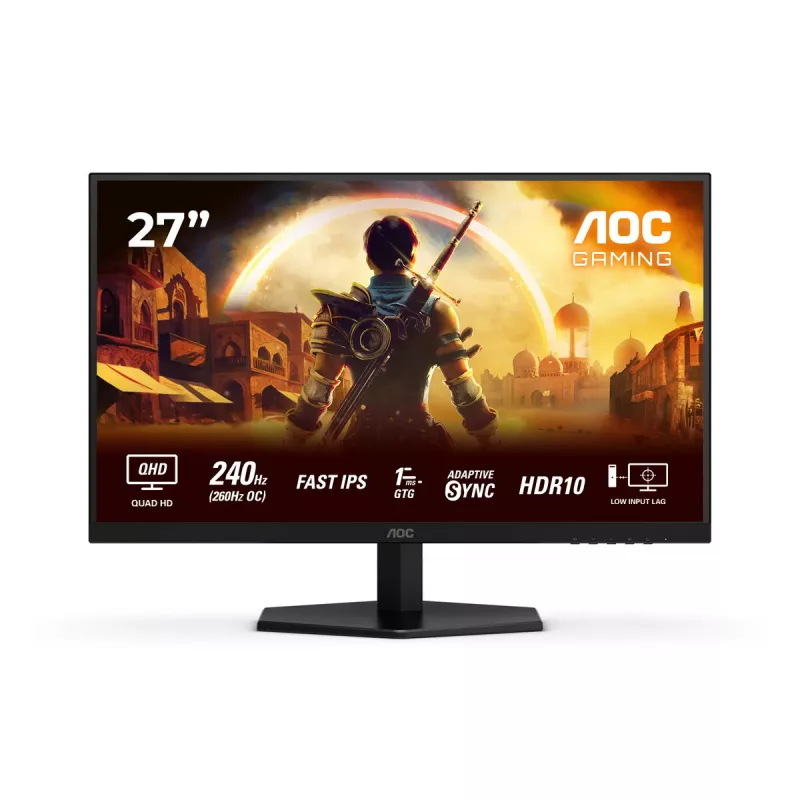 AOC G4 Q27G42ZE Computer Monitor 68,6 cm (27 Zoll) 2560 x 1440 Pixel Quad HD LCD Schwarz, Rot