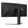 AOC G4 CU34G4Z Computer-Monitor 86,4 cm (34 Zoll) 3440 x 1440 Pixel Wide Quad HD LED Schwarz, Rot