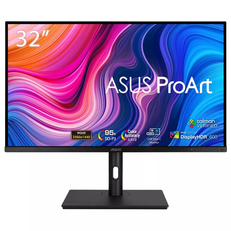 ASUS ProArt PA328CGV Computer Monitor 81,3 cm (32 Zoll) 2560 x 1440 Pixel Wide Quad HD Schwarz