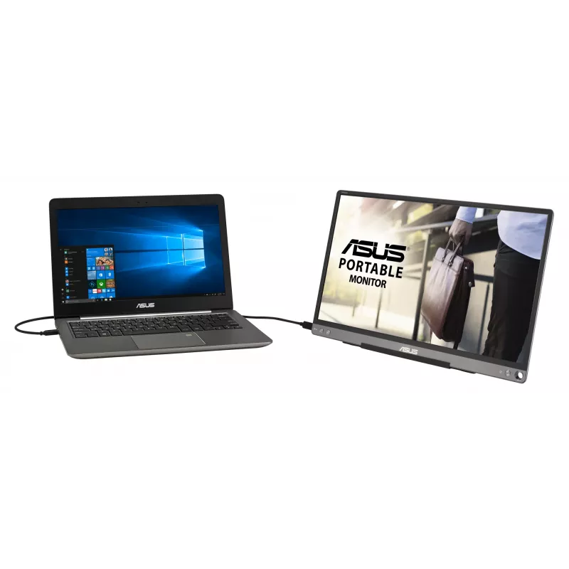 ASUS ZenScreen MB16ACE Computermonitor 39,6 cm (15,6 Zoll) 1920 x 1080 Pixel Full HD LED Grau