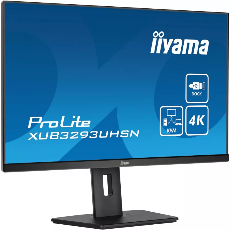 iiyama ProLite XUB3293UHSN-B5 Computer Monitor 80 cm (31.5 Zoll) 3840 x 2160 Pixel 4K Ultra HD LCD Schwarz