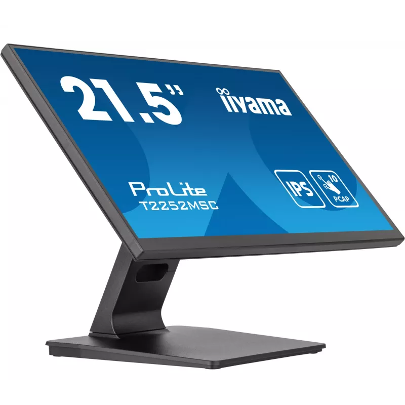 iiyama ProLite T2252MSC-B2 Computer-Monitor 54,6 cm (21,5 Zoll) 1920 x 1080 Pixel Full HD LCD Touchscreen Schwarz