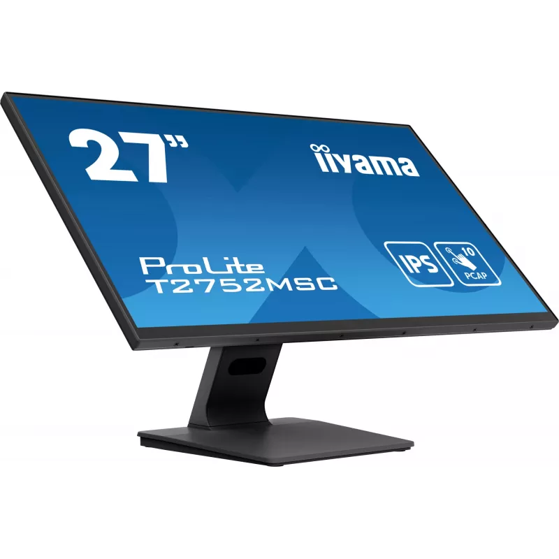 iiyama ProLite T2752MSC-B1 Computermonitor 68,6 cm (27 Zoll) 1920 x 1080 Pixel Full HD LED Touchscreen Schwarz