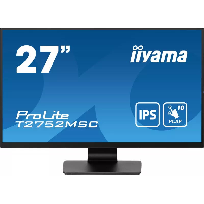 iiyama ProLite T2752MSC-B1 Computermonitor 68,6 cm (27 Zoll) 1920 x 1080 Pixel Full HD LED Touchscreen Schwarz